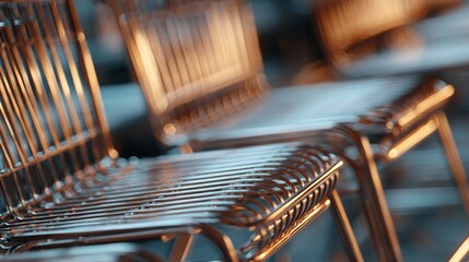 Empty chairs lifestyle product photography advertising concept outdoor stylish modern composition arrangement background design inspiration architecture furniture seating