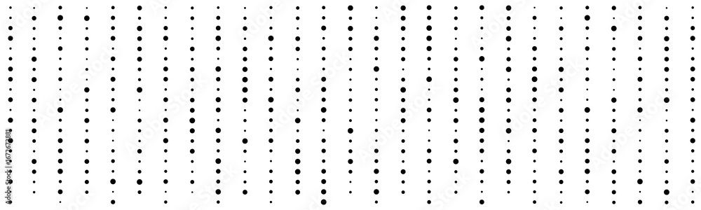Aufkleber minimal vector tech background with evenly spaced dots in black and white.