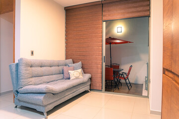 Modern and Warm House Living Room.