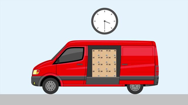 Delivery, product distribution, product transportation, delivery - Powered by Adobe