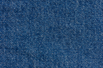 Naklejka premium Close up detailed texture of blue denim fabric, woven cotton textile background for fashion design, clothing industry, jeans material pattern, upholstery and abstract backdrop
