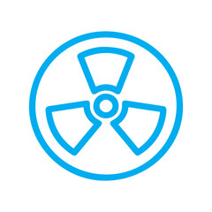 Fototapeta premium Radiation Symbol Icon
