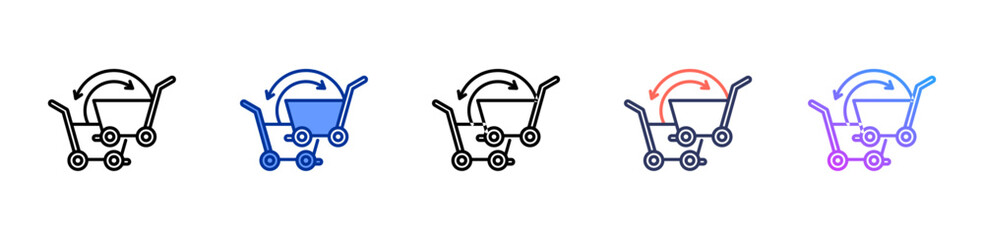 Cross-Selling icon sheet multiple style collection