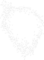 Trendy Colorful abstract form. Creative concept for design. Trendy Halftone. Figuras creativas abstractas 