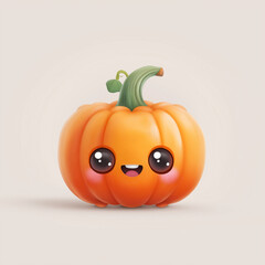 Obraz premium Halloween cute Jack-o'-lantern 