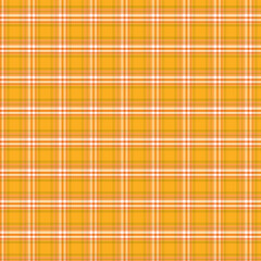 Autumnal Yellow and Orange Plaid Pattern

