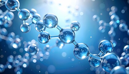 3D Model of Transparent Molecules in Scientific Research