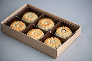 freshly baked Ma'amoul date cookies