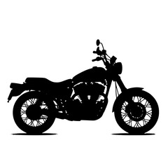 Fototapeta premium motorcycle on white background
