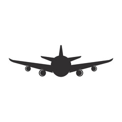 airplane logo vector icon simple concept illustration