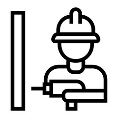 construction Line Icon