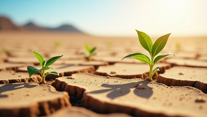 Desert Plants with Growth, Resilience, and Hope.