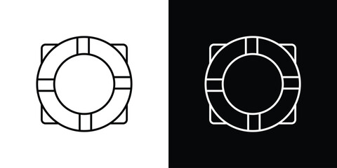 Life buoy icon vector illustration for app ui. © Zrobac