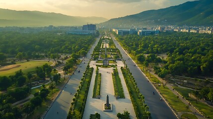 Islamabad pakistan capital famous monument and skyline high resolution picture