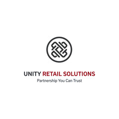 Unity Retail Solutions logo with tagline.