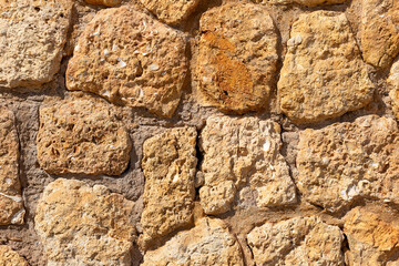Stone wall texture, Forte de Santa Catarina, Portimão, Algarve
