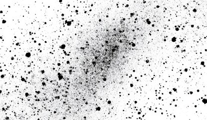 Fototapeta premium Abstract black splatter on white (1)