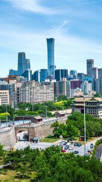 The Guangming City Wall Ruins and the CBD in Beijing, China: A Framed Mirror of Past and Present