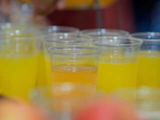 Refreshing Citrus Beverage Display for Summer Gatherings
