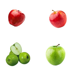 Fresh and Crisp Apples on a Black Background