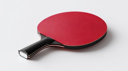 Red ping pong paddle