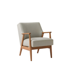 Modern Armchair with Wooden Frame
