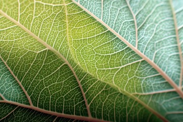 Fototapeta premium Close Up of a New Leaf Design