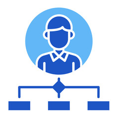 Team Leader  Icon Element For Design