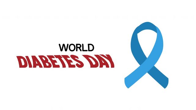 world diabetes day motion video, ideal for world diabetes day celebration