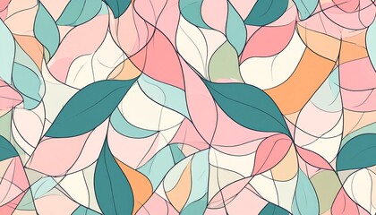 Asymmetric Abstract Pattern