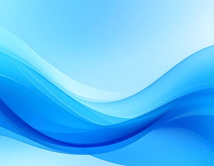Abstract blue wavy design