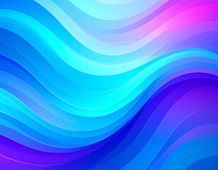Fototapeta premium Abstract vibrant wavy background (1)
