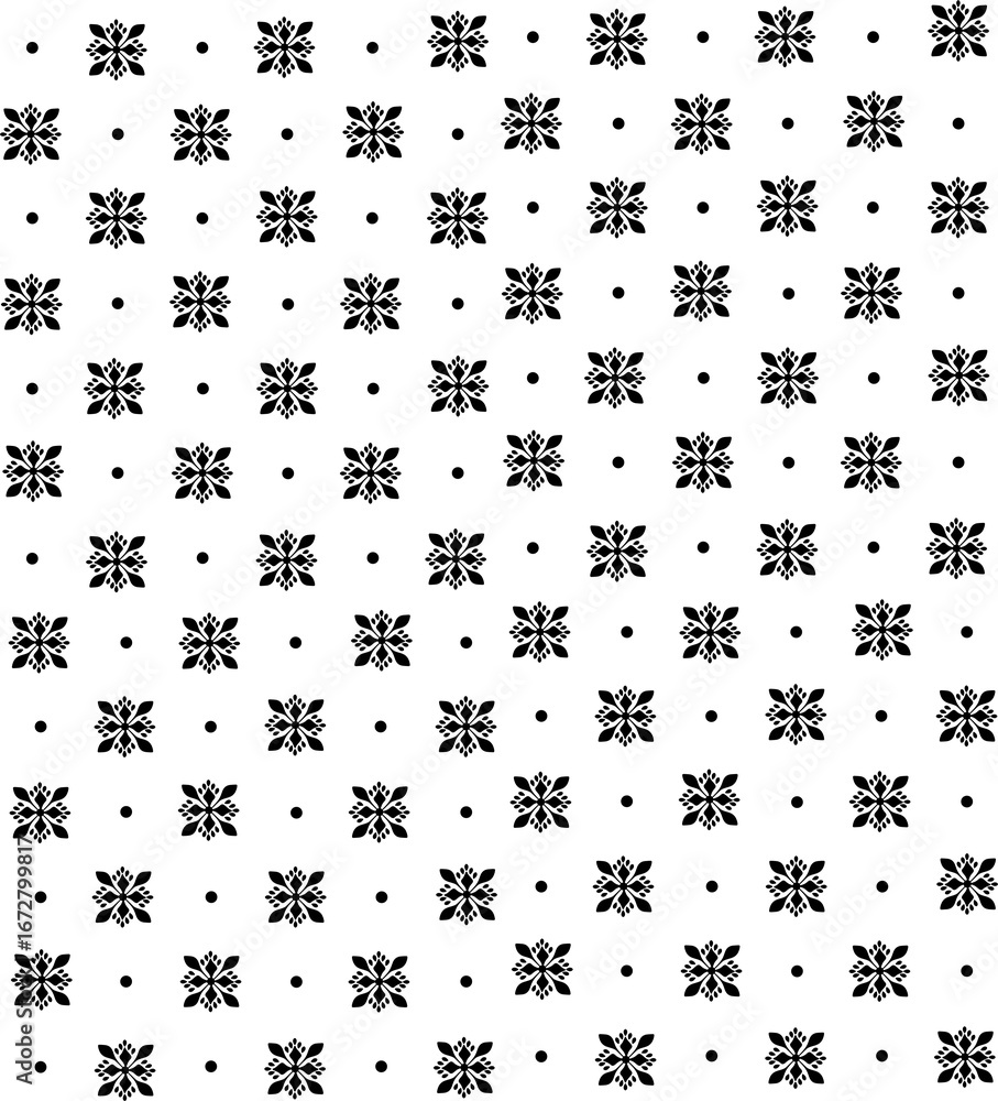 Poster seamless ornament. modern geometric pattern with repeating elements. black and white pattern.