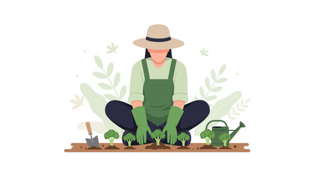 Cultivating Broccoli: A Gardener's Joyful Embrace of Organic Agriculture