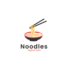 Indonesian noodles with chopsticks