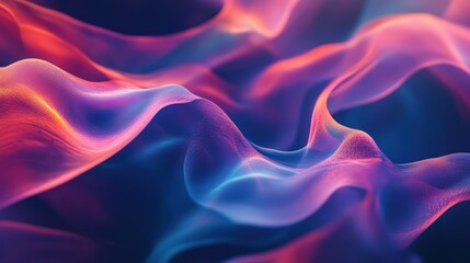 Obraz premium Vibrant abstract swirling fabric design.