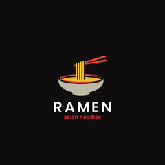 Japanese noodles , asian noodles logo