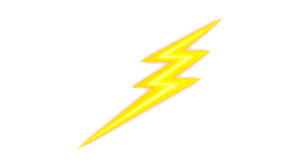 Vibrant yellow and orange lightning bolt icon, symbolizing power and speed