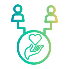 care Line Gradient Icon