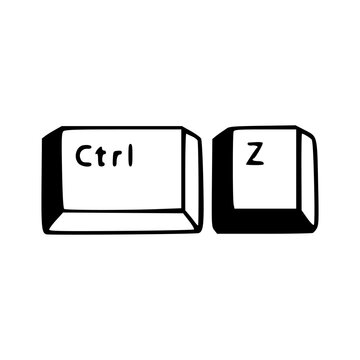 ctrl z keyboard keys - undo command
