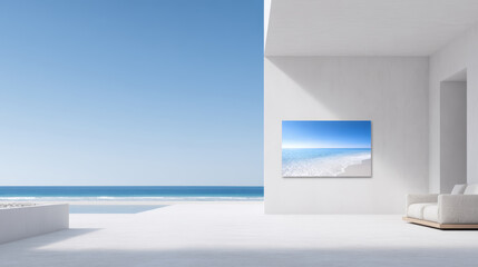 3d render of a modern building