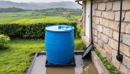 Barrel Water Harvesting Concept