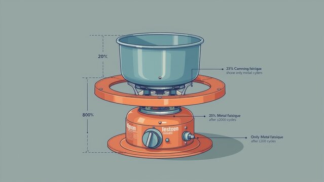 Outdoor stove illustration