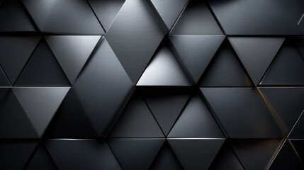 Dark, metallic triangles forming a textured pattern