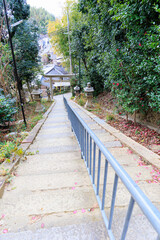 大阪府枚方市の意賀美神社の鳥居
