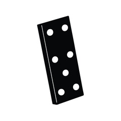 Black and white illustration of a rectangular metal plate with seven holes.