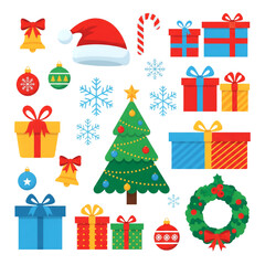 Seasonal Christmas Icon Set