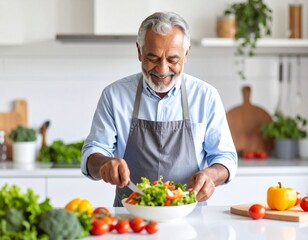 シニアの健康的なクッキングライフ