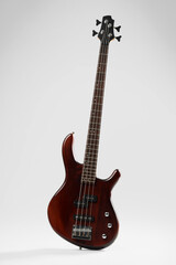 Electric guitar on light background