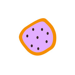 Cute pastel vector with tiny playful happy elements.